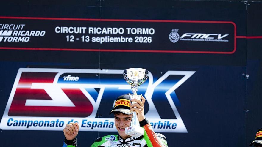 Doblete de Álvaro Fuertes en el Campeonato de España  de Superbike