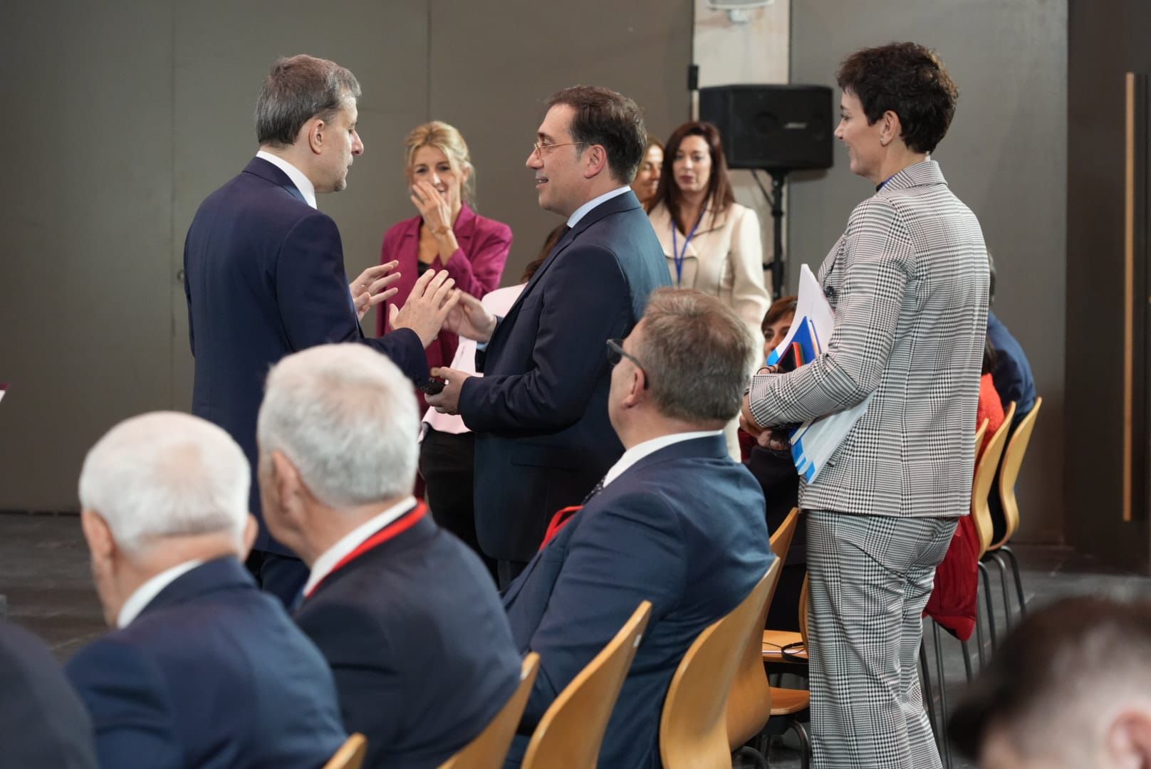 Cumbre en Castelló | Las imágenes de la llegada de Pedro Sánchez al Auditori