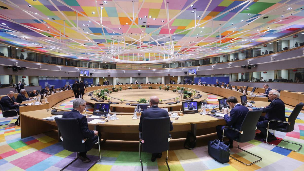 Reunión del Consejo Europeo en Bruselas.