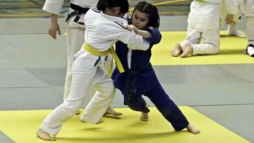 Un combate de los participantes del Xogajudo. // FDV