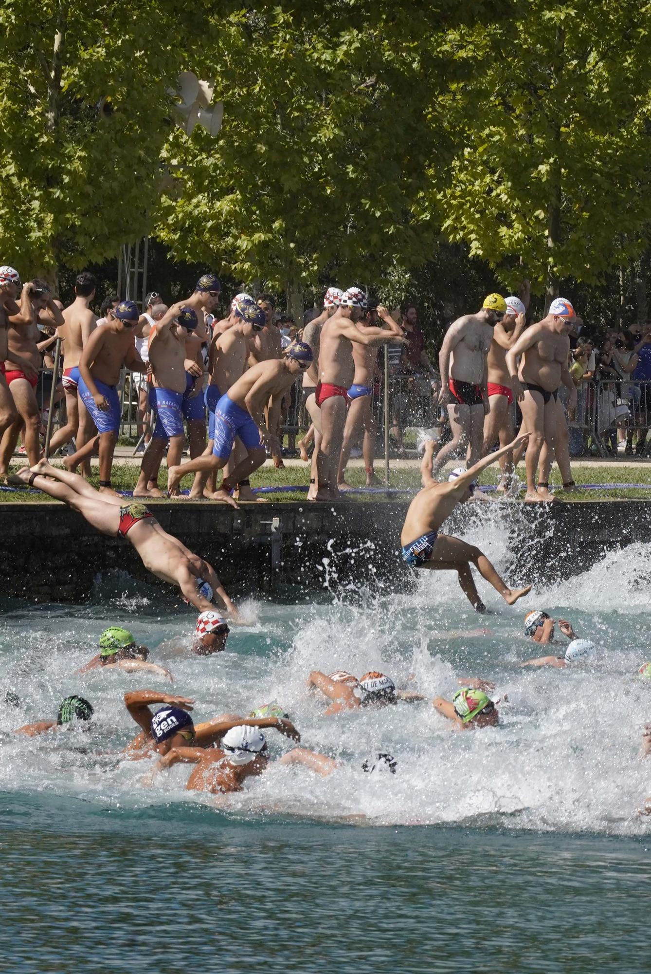 Gil i Galo es coronen a la Travessia de l'Estany de Banyoles