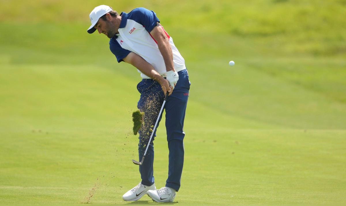 Scheffler jugó una espectacular vuelta sin error (-9) que le llevó al oro olímpico