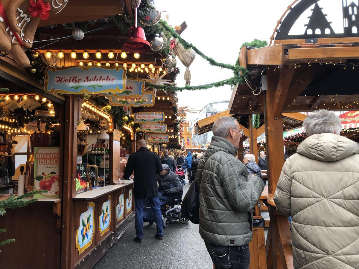 Ambiente en el mercadillo de Magdeburgo