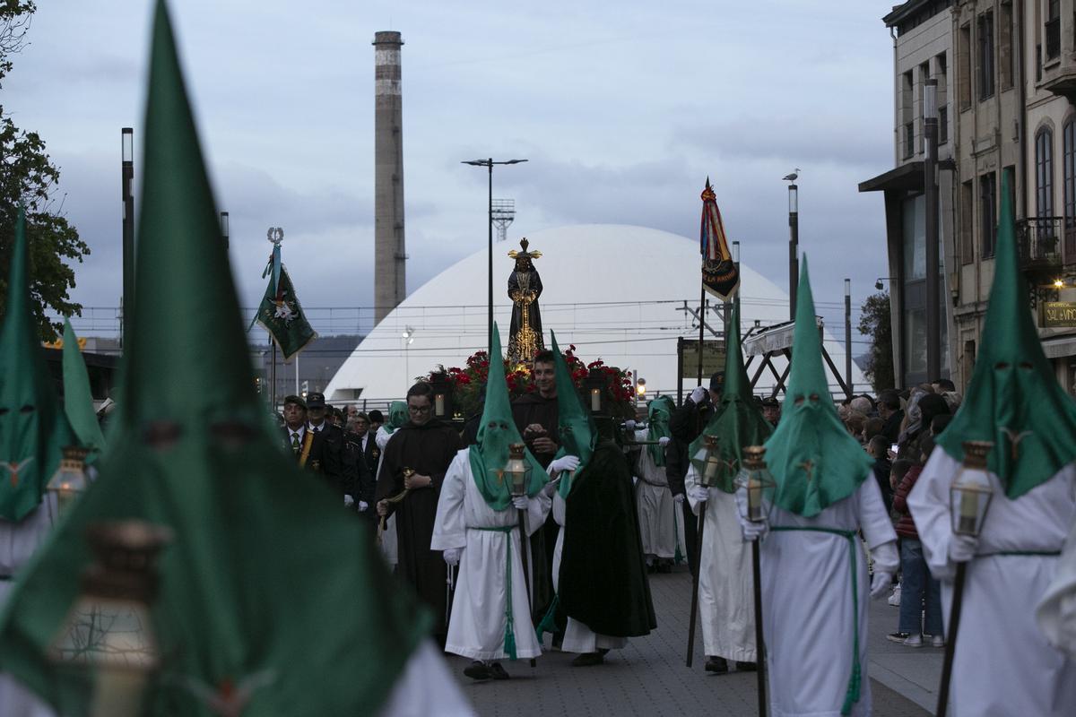 Procesión del Lunes Santo en una imagen de archivo.