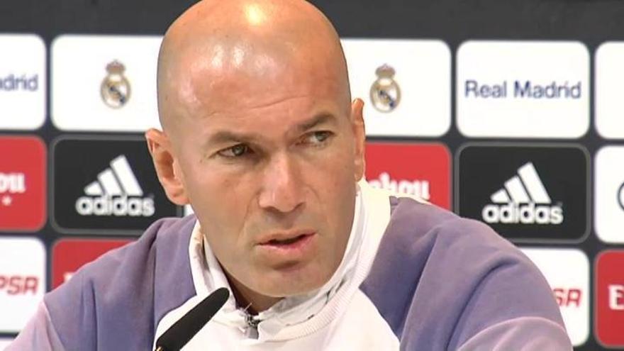 Zidane: "Nuestro estilo no va a cambiar ante el Atlético"