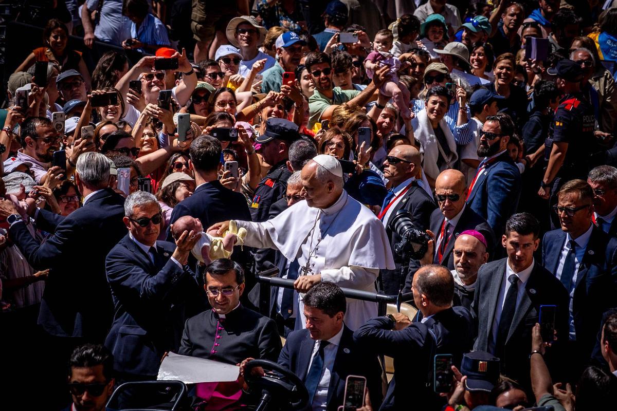 El Papa León XIV visita Montserrat