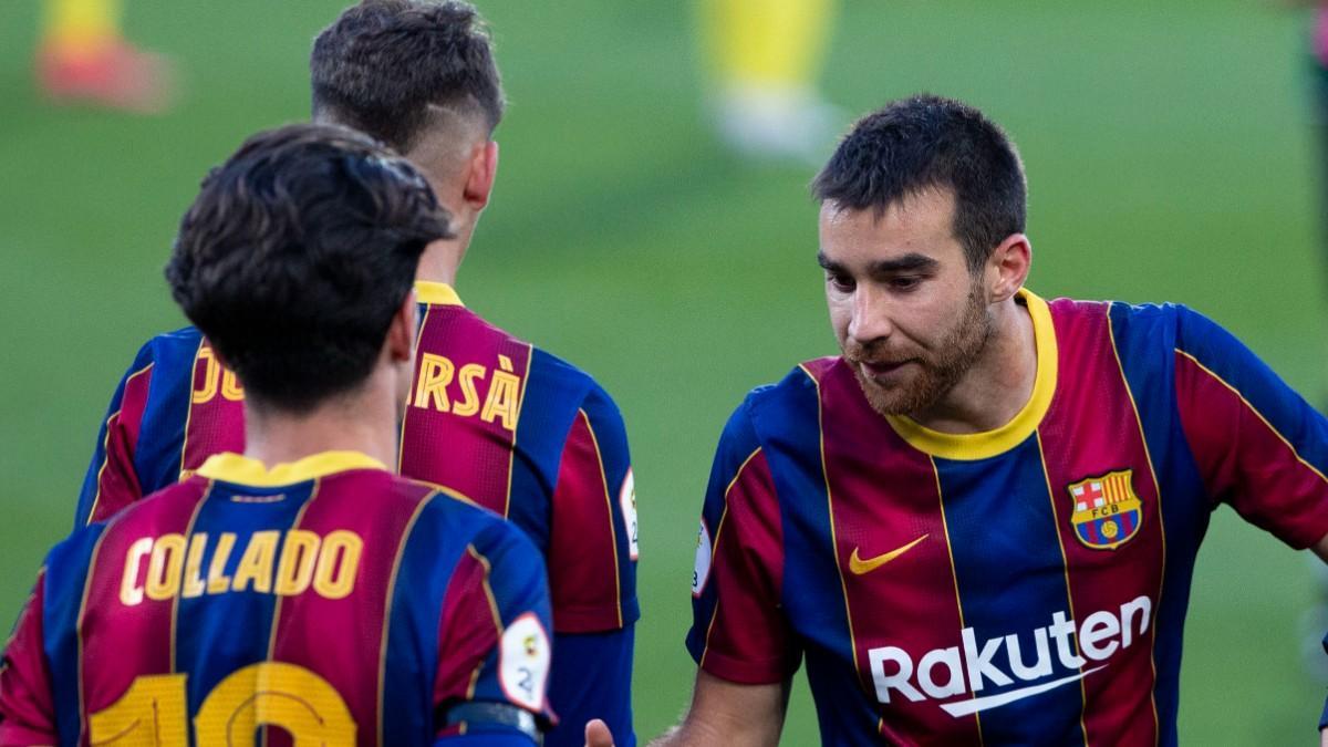 Riera jugó en el Barça b de García Pimienta