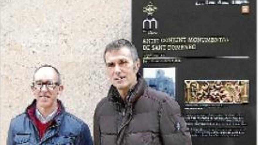 El diputat de Turisme, Miquel Forns, i el regidor Joan Calmet