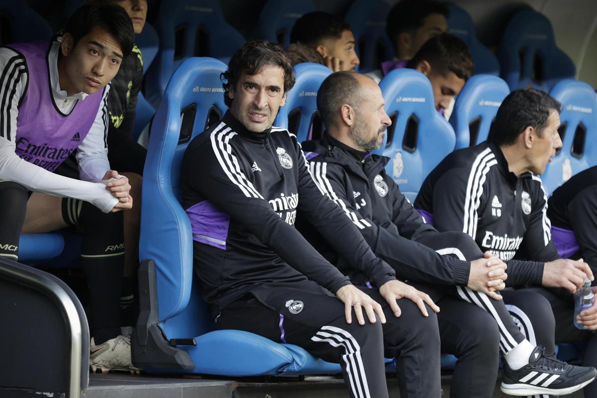 Raúl González Blanco, durante un partido con el Real Madrid Castilla