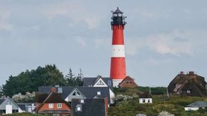 Una vista de l’illa de Sylt,  amb el far.  | EL PERIÓDICO