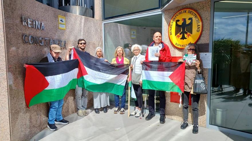 Residentes alemanes en Mallorca exigen que se detengan los ataques a Gaza y critican el apoyo a Israel