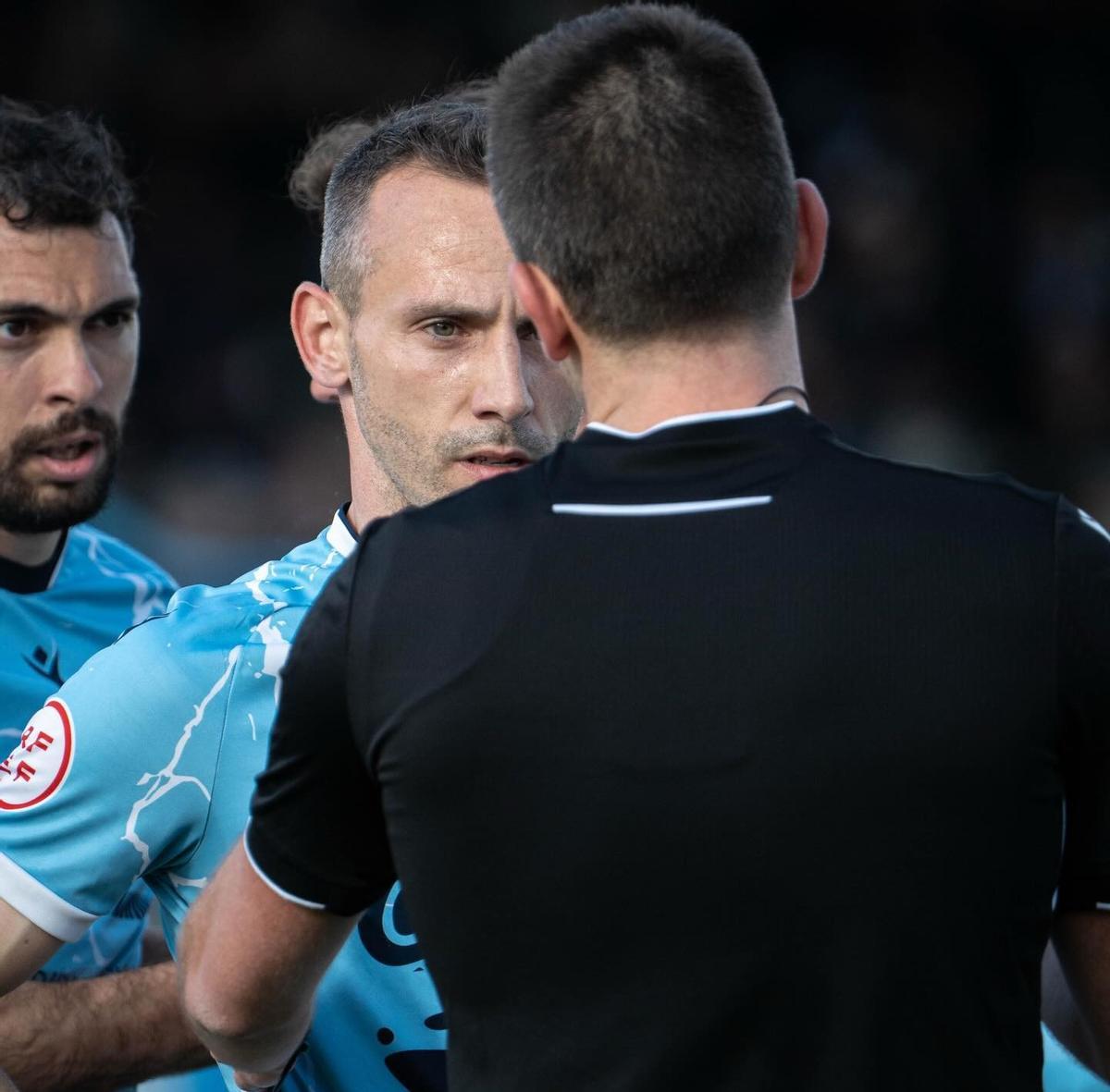 Sergio Gómez, uno de los capitanes del equipo.