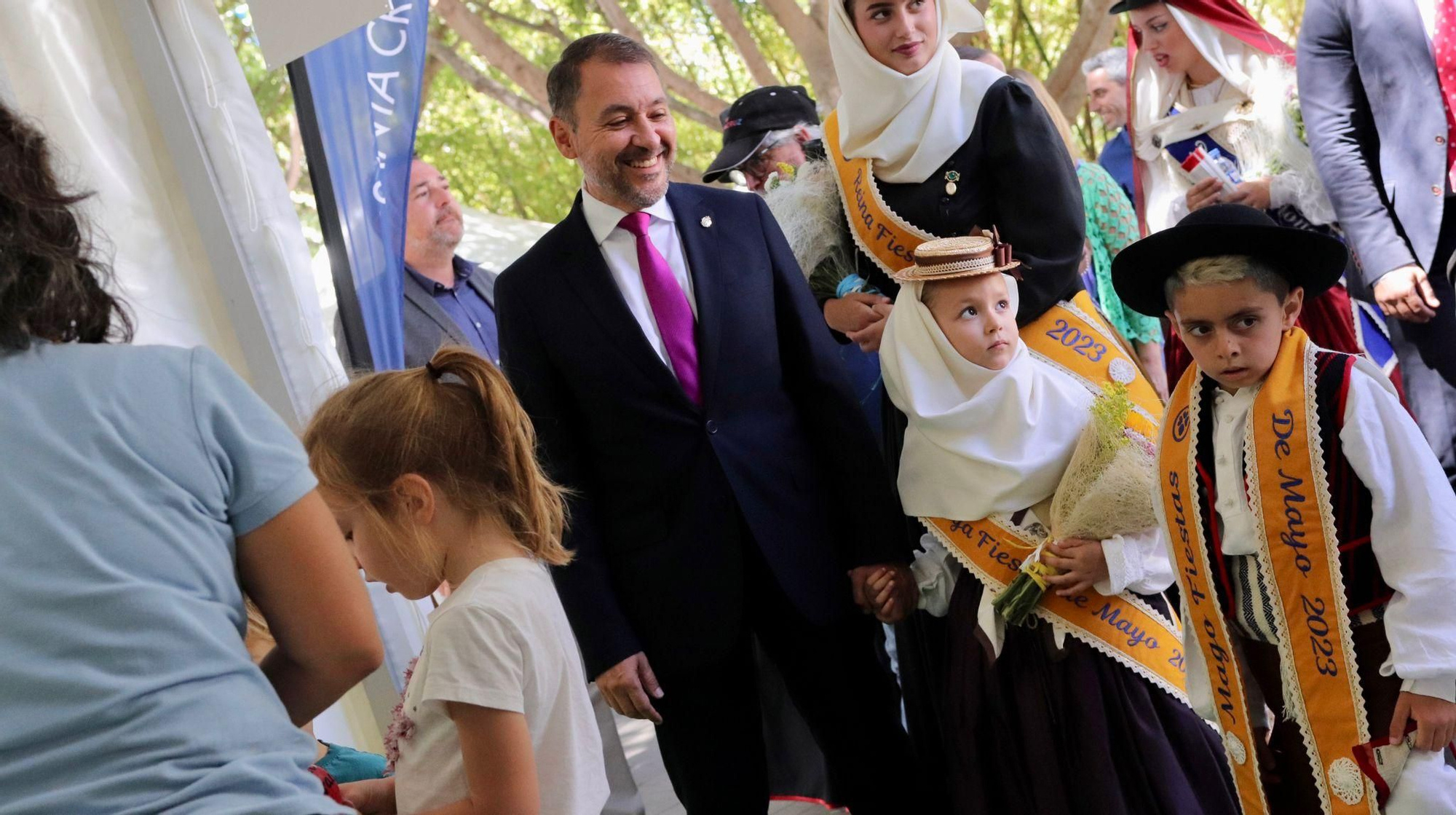 Inauguración de la exposición de flores y plantas del Parque García Sanabria