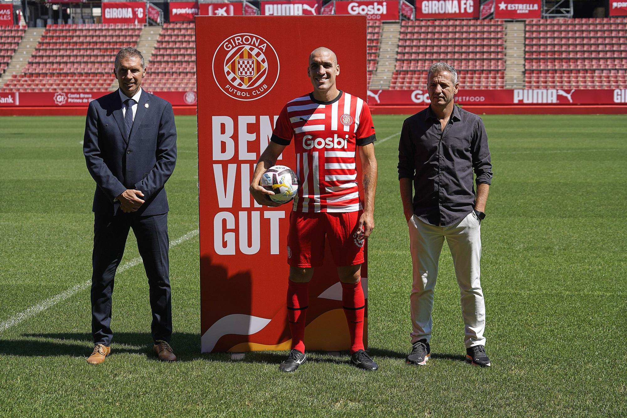 Presentació d'Oriol Romeu, nou jugador del Girona