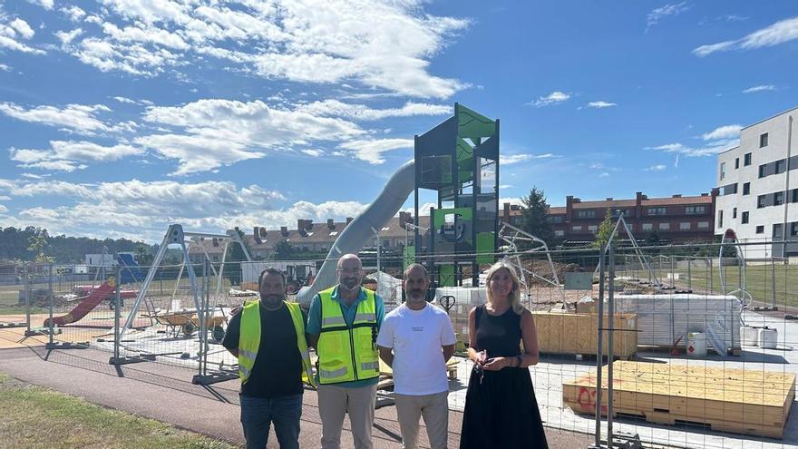Siero concluirá en poco más de un mes la ampliación del parque de juegos norte de La Fresneda, que contará con cancha multideportiva