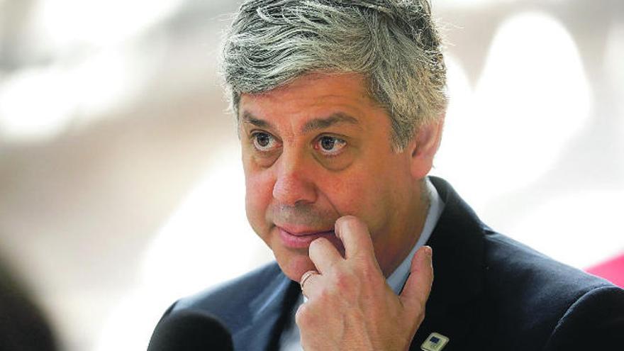 El presidente del Eurogrupo, el portugués Mário Centeno.