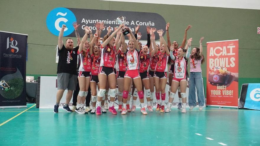 Doble ascenso mallorquín a la Superliga 2 de voleibol
