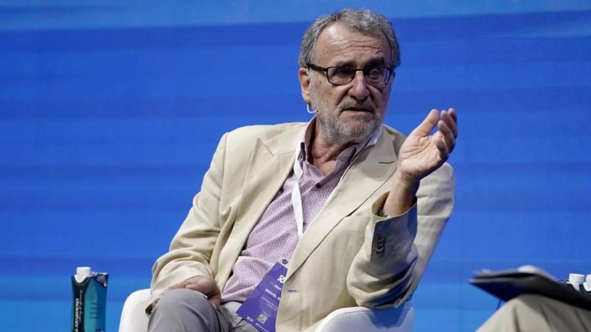 Miquel Barceló, ingeniero industrial y economista, en el II Foro Mediterráneo organizado por Prensa Ibérica.