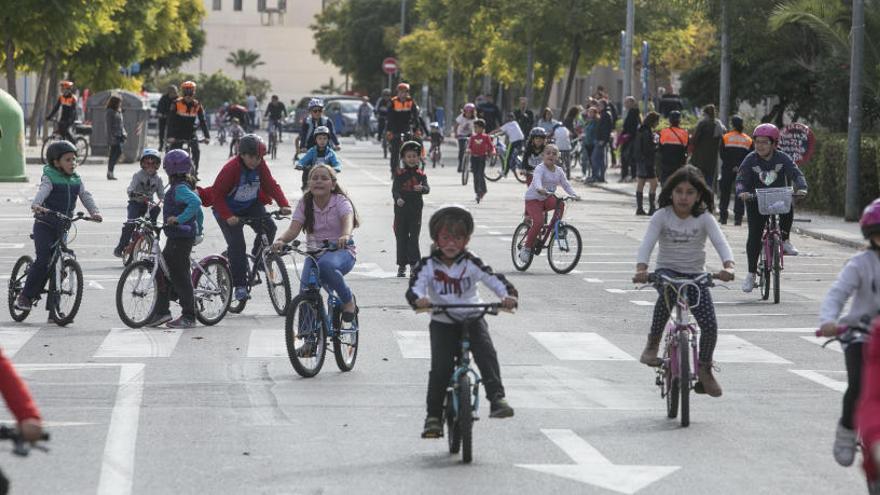 Un reciente ciclobarrio realizado en Tómbola