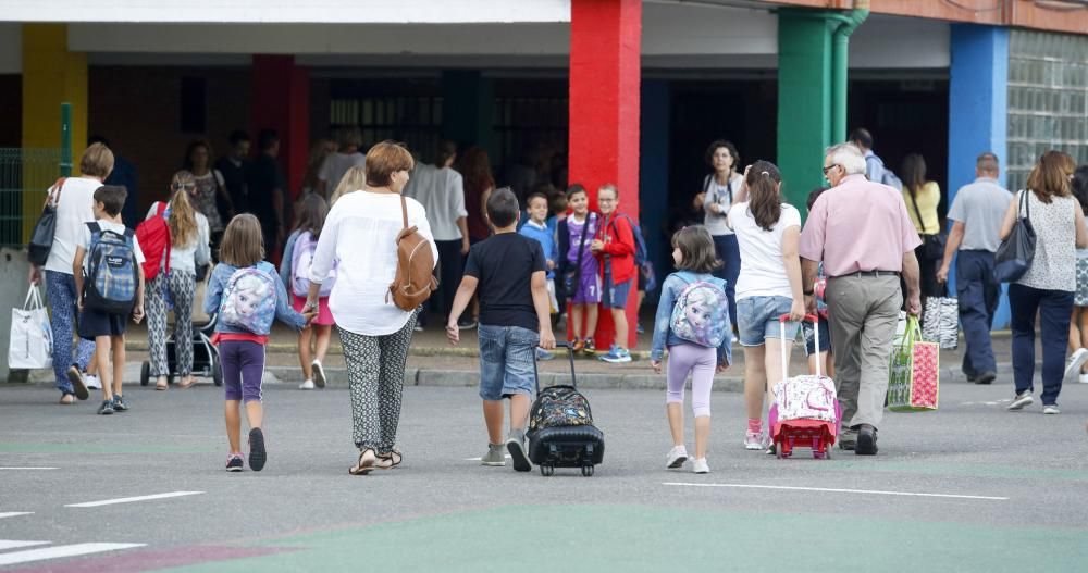 Los asturianos más jóvenes vuelven al cole