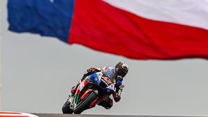 Álex Rins, líder de la carrera de MotoGP en Austin