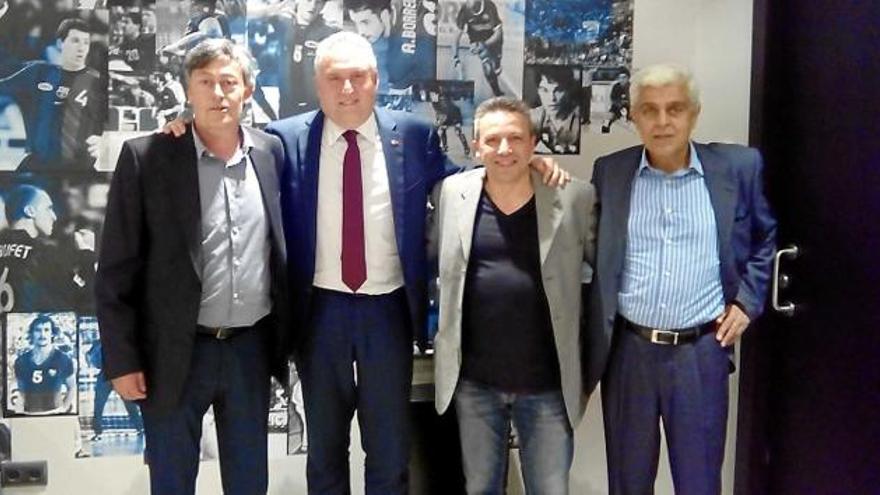 Per l&#039;esquerra, Pere Joan Pusó, Txus Lahoz, Cristòfol Parra i Antoni Coma