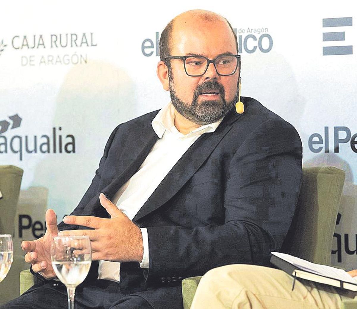 Sergio Ortiz. FORO DE MUNICIPALISMO DE EL PERIODICO DE ARAGON EN CAJA RURAL DE ARAGON