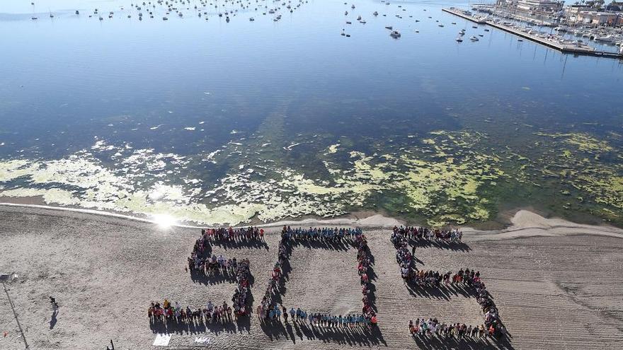 Las protestas para salvar el Mar Menor se han sucedido en los últimos meses.