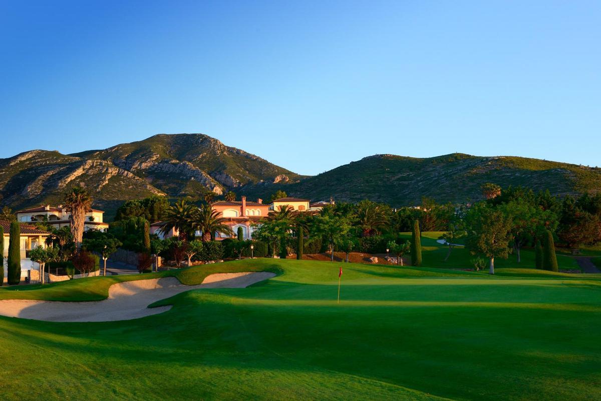 Vista del campo de golf Bonmont.