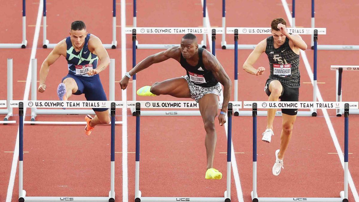 Grant Holloway rozó el récord mundial en 110 metros vallas