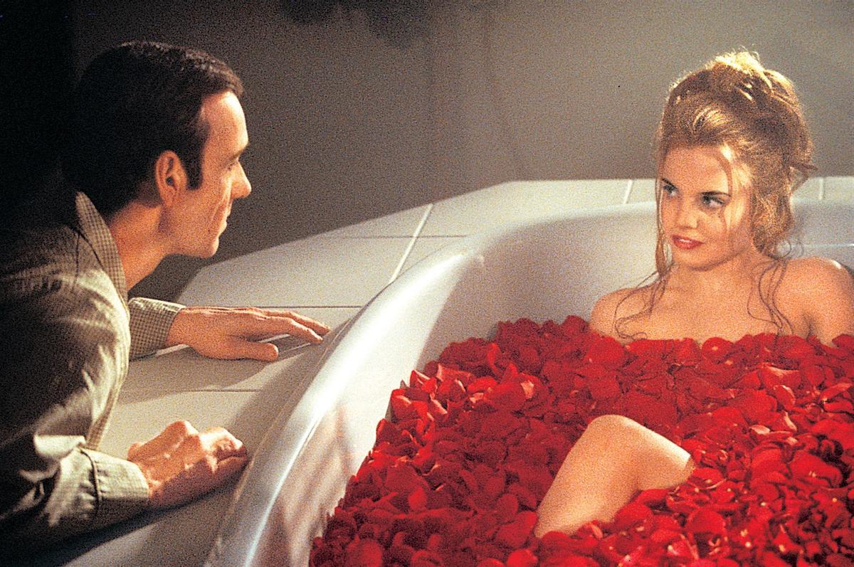 Una escena de 'American beauty'.
