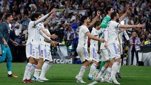 Los blancos celebran el pase a la final