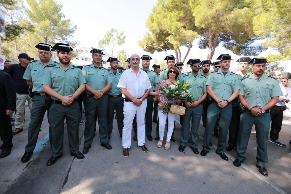 Calvià rinde homenaje a los dos guardias civiles fallecidos hace nueve años en un atentado de ETA