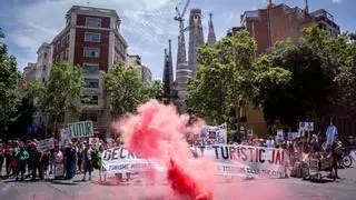 Comerciantes del Paseo de Gràcia denuncian "ataques" al turismo tras la protesta de este domingo