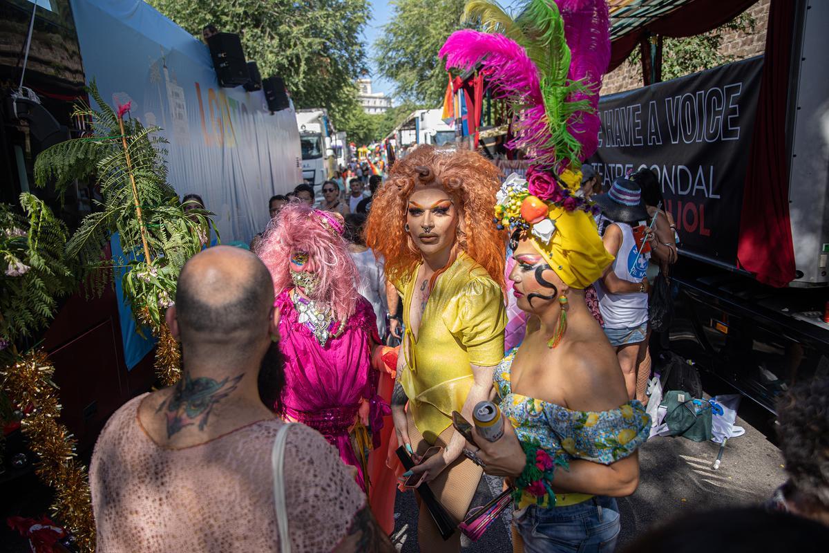 Manifestación del Día del Orgullo en Barcelona