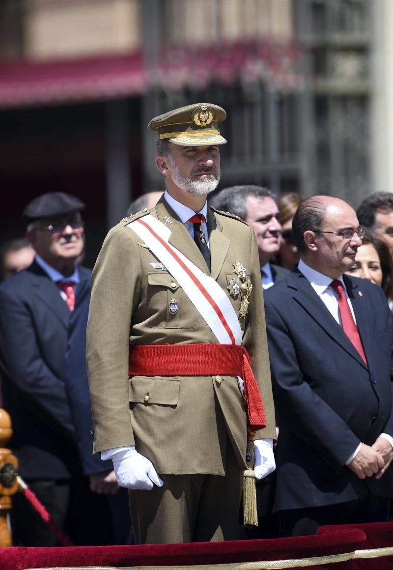 Visita de Felipe VI a la Academia General Militar de Zaragoza