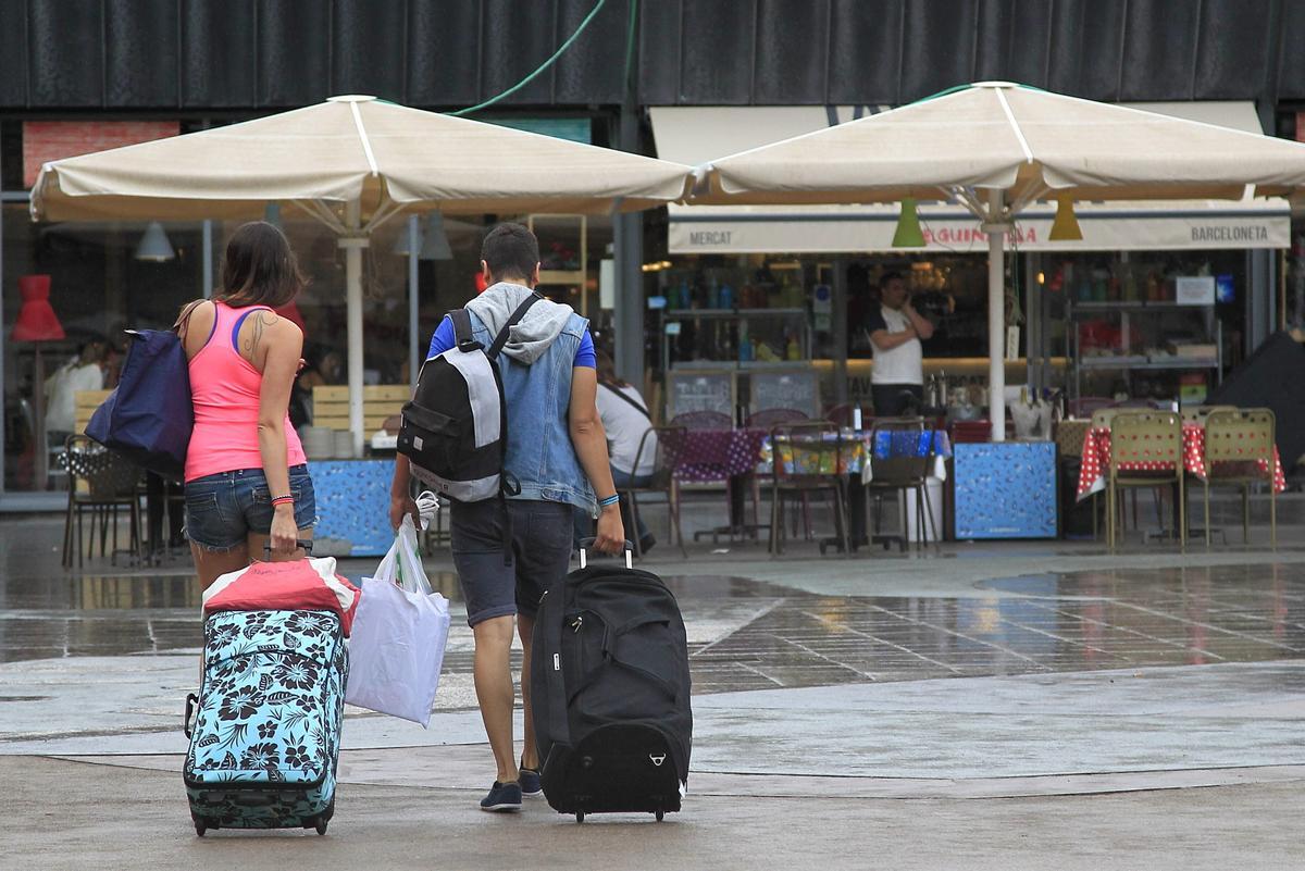 Turistas en Barcelona