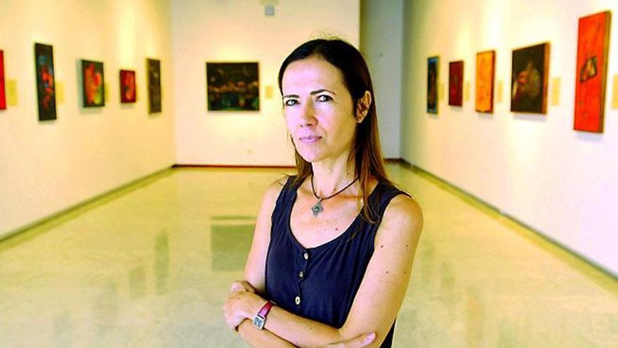 Selena Millares, en el Centro de Artes Plásticas. |