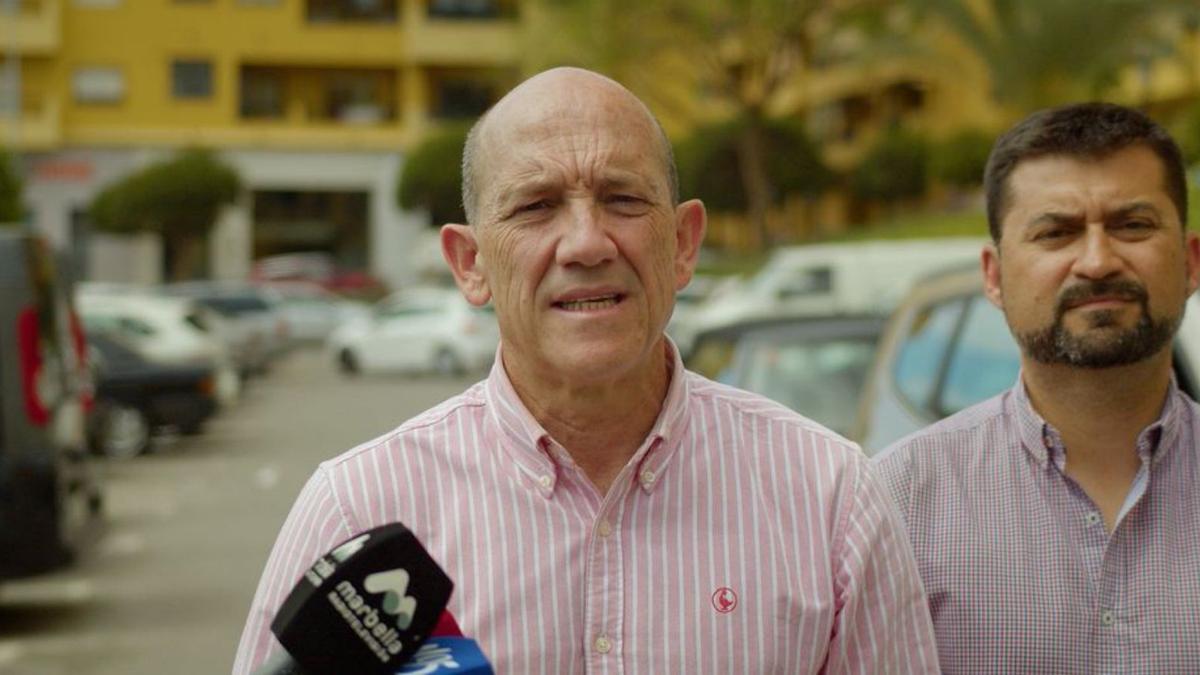 El concejal de OSP Manuel Osorio, durante una comparecencia.