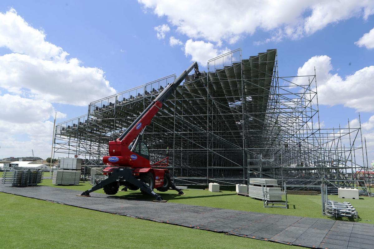 L'estadi que Shakira està construint a Madrid pel final de la gira