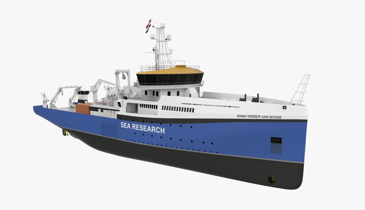 El buque oceanográfico que construirá Armón Vigo para Holanda.