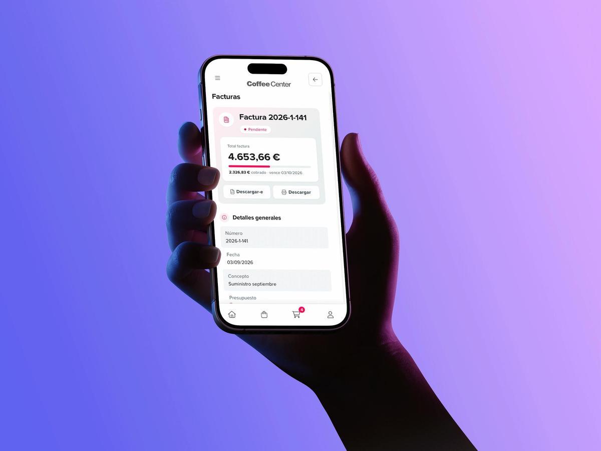 El cliente puede acceder a su perfil en cualquier momento para gestionar pedidos