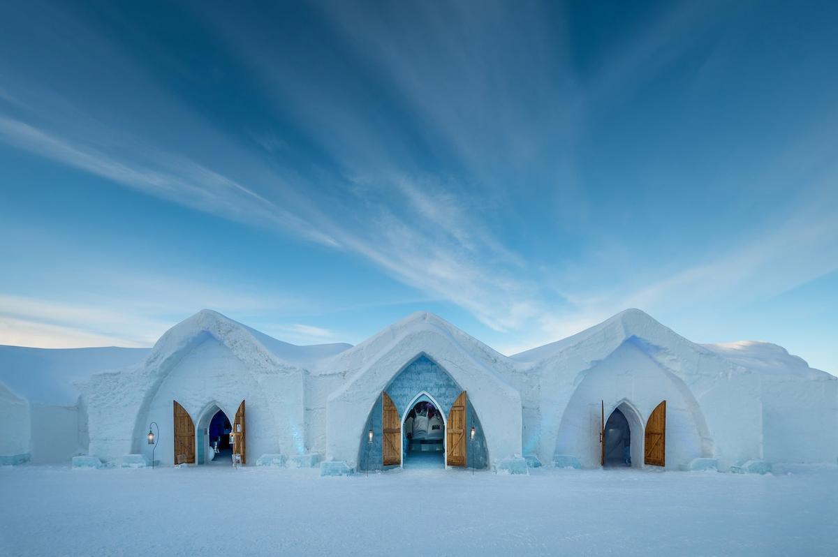 Hotel de Glace, Canadá, hoteles hielo