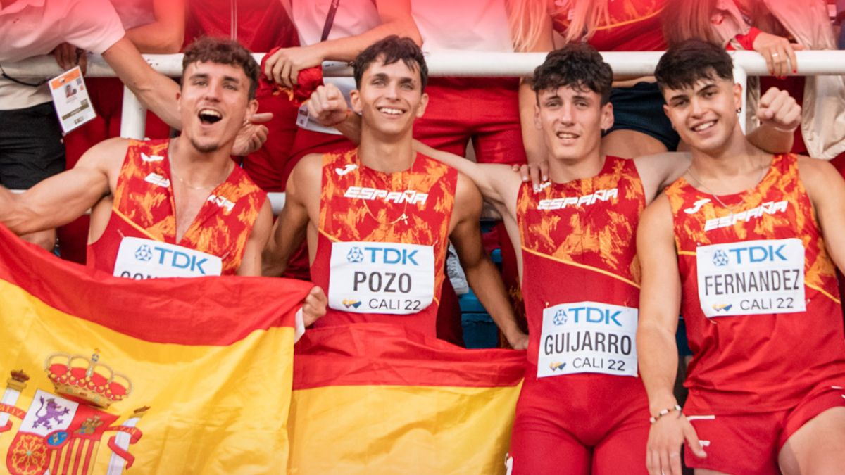 El 4x400 masculino se quedó a 40 centésimas del bronce