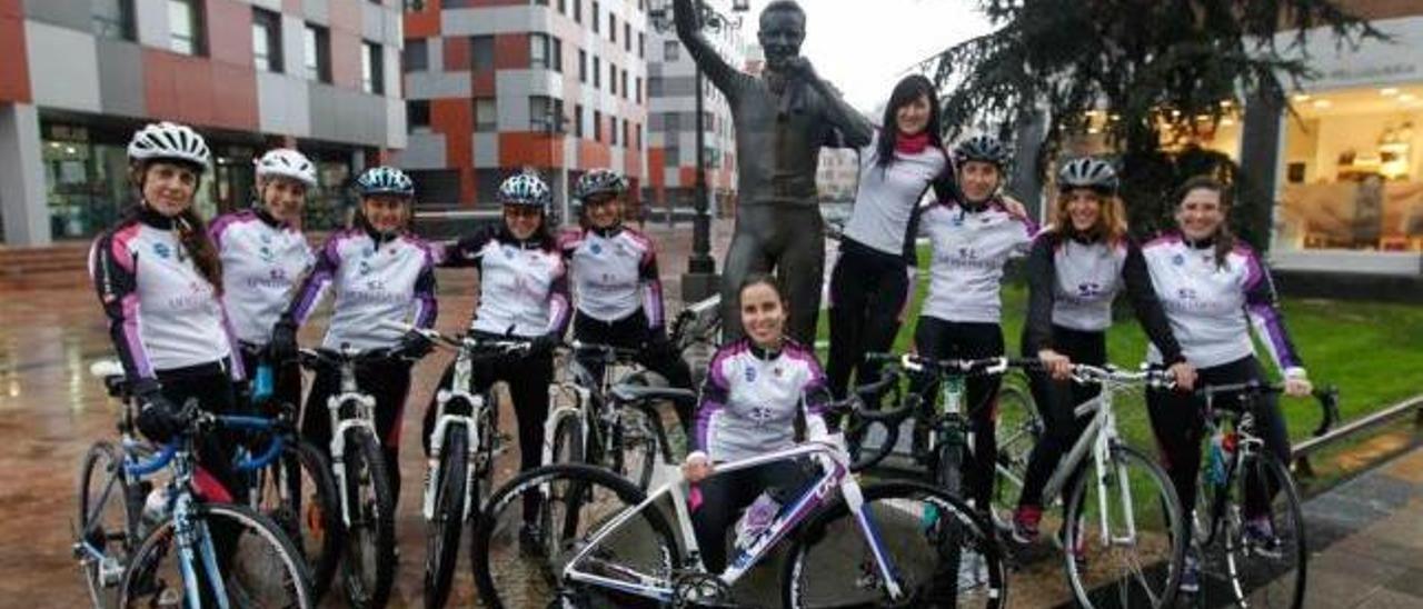 El toque femenino del pelotón