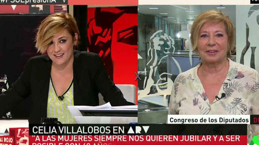 Tensa entrevista a Celia Villalobos.