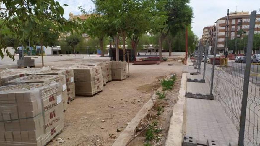 Obras en marcha en el colegio Antonio Machado.