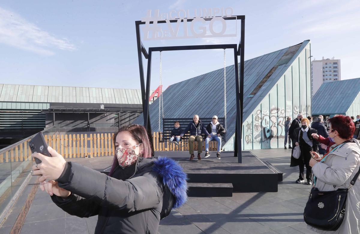 Vigo también tiene su selfie-columpio con vistas