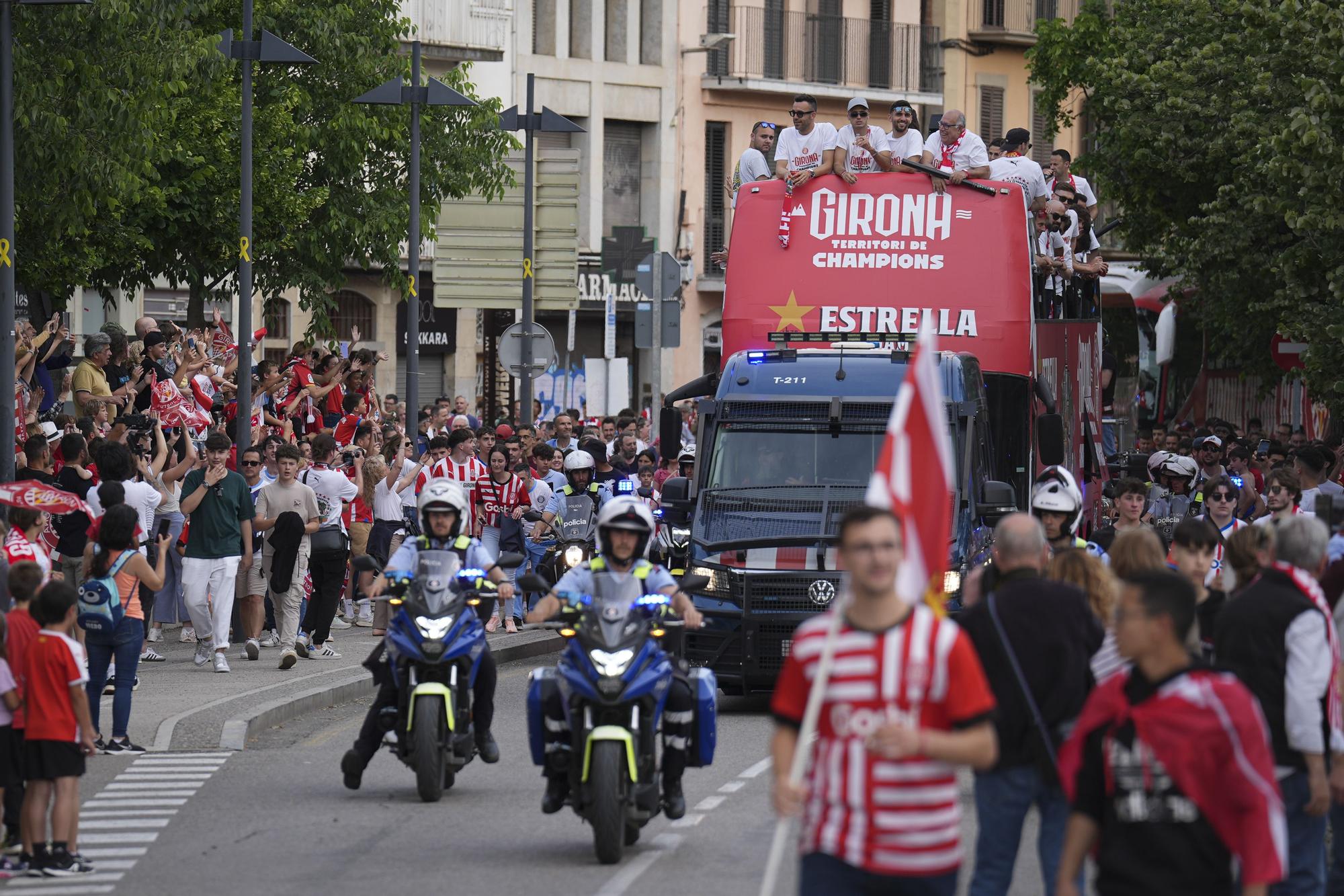 Totes les imatges de la celebració del Girona FC