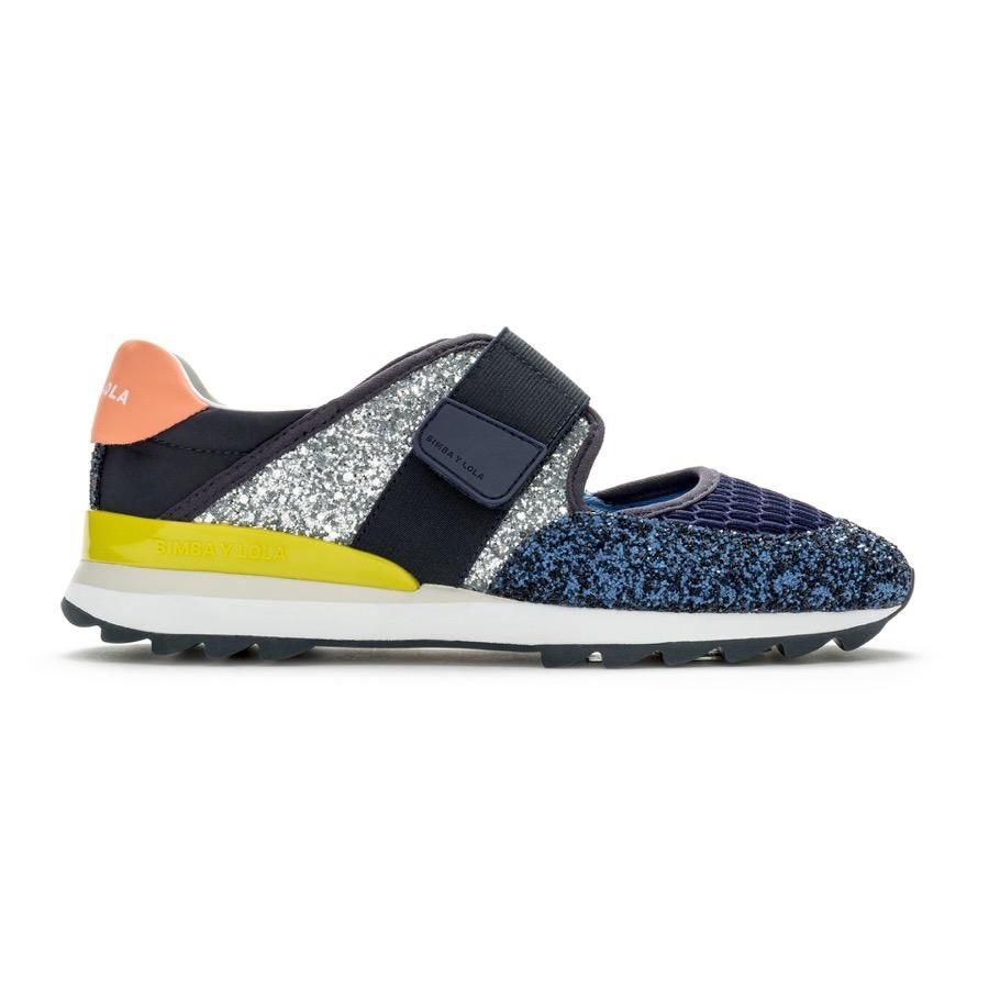 Rebajas Bimba y Lola zapatos imprescindibles, sneaker técnica glitter
